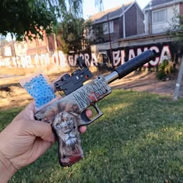 PISTOLA DE BALINES HIDROGEL – ESTILO TÁCTICO