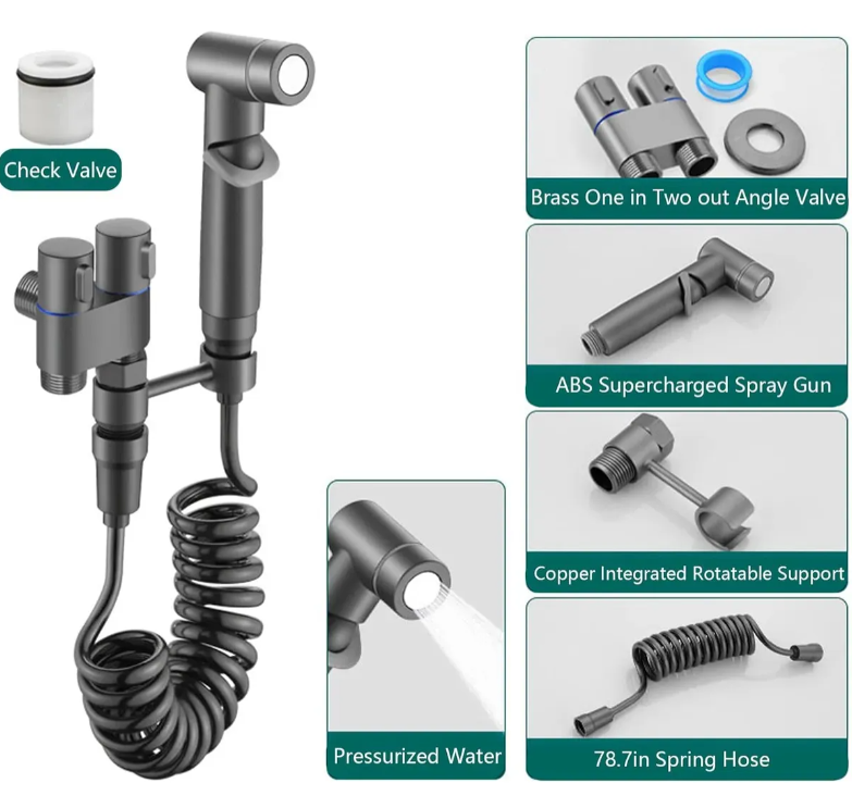 PULVERIZADOR PARA BAÑO,BIDET PARA BAÑO, BAÑO TURCO