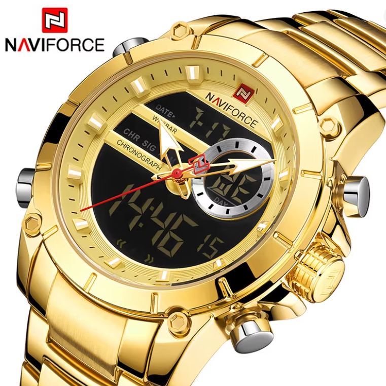 RELOJ NAVIFORCE PANTALLA DUAL