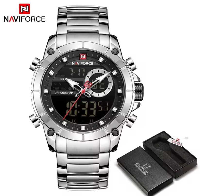 RELOJ NAVIFORCE PANTALLA DUAL