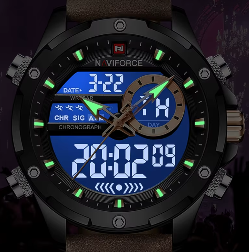 RELOJ NAVIFORCE PANTALLA DUAL
