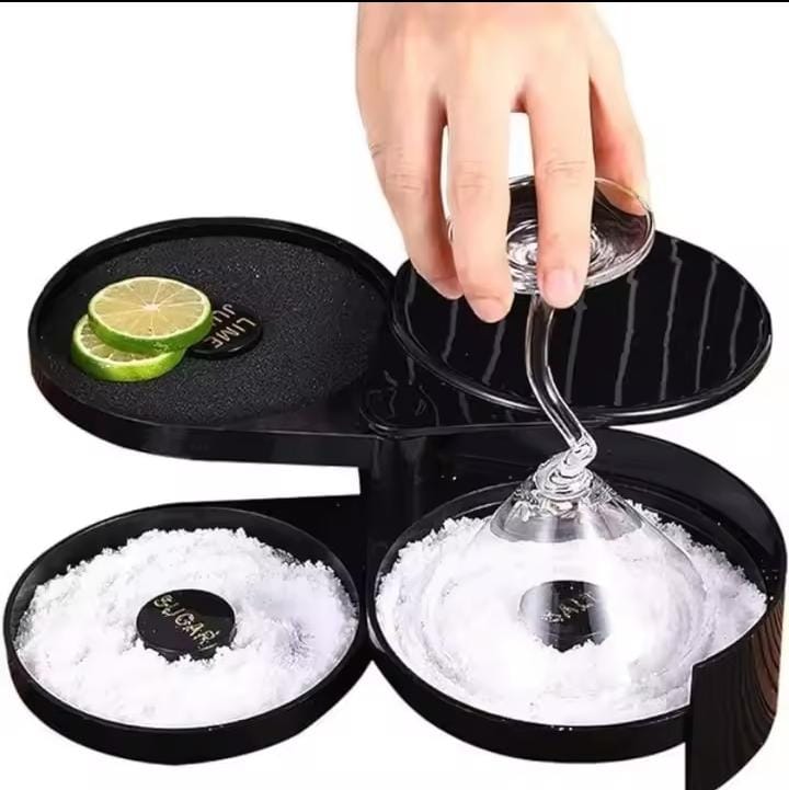 Caja giratoria 3 niveles para preparacio de tragos